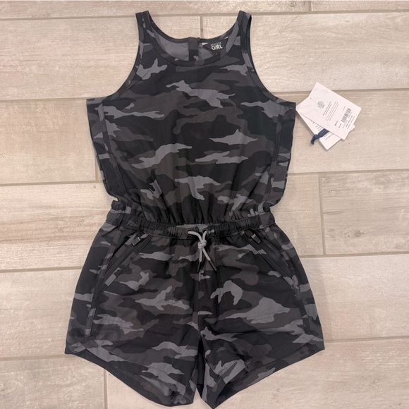 Athleta Other - Athleta Girl NWT Black Camo Romper